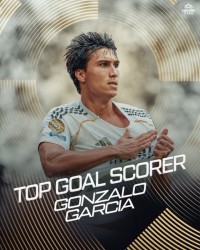 九游-多一个助攻！贡萨洛-加西亚以4球1助夺得本届世俱杯金靴