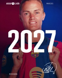 九游-官方：巴萨女足与帕雷德斯完成续约，合同至2027年6月